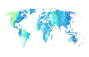 Image of world map