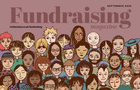 Fundraising Magazine September 2026 cover featuring many cartoon faces