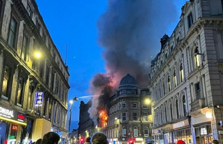 Smoke from Union Street, Glasgow
