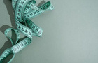A measuring tape