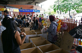 Grenfell Tower sorting donations credit ChiralJon 440.jpg