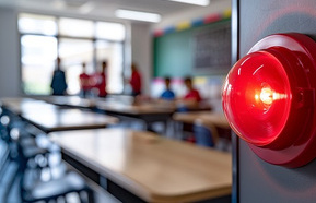 Stock image of school classroom 