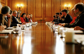 Keir Starmer and charity sector leaders