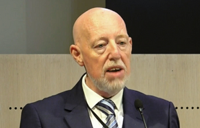 Mark Simms speaking at the Charity Commission annual public meeting in 2025