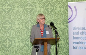 Baroness Polly Neate speaking at ACF’s parliamentary reception