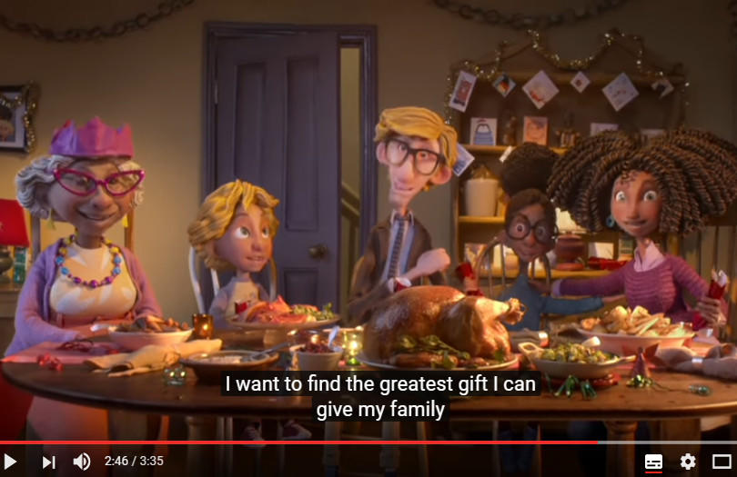 Sainsbury's Christmas 2016 advert, in partnership with GOSH