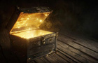 A box with glowing light
