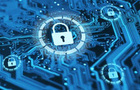 A image of a digital padlock