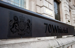 Cabinet Office sign