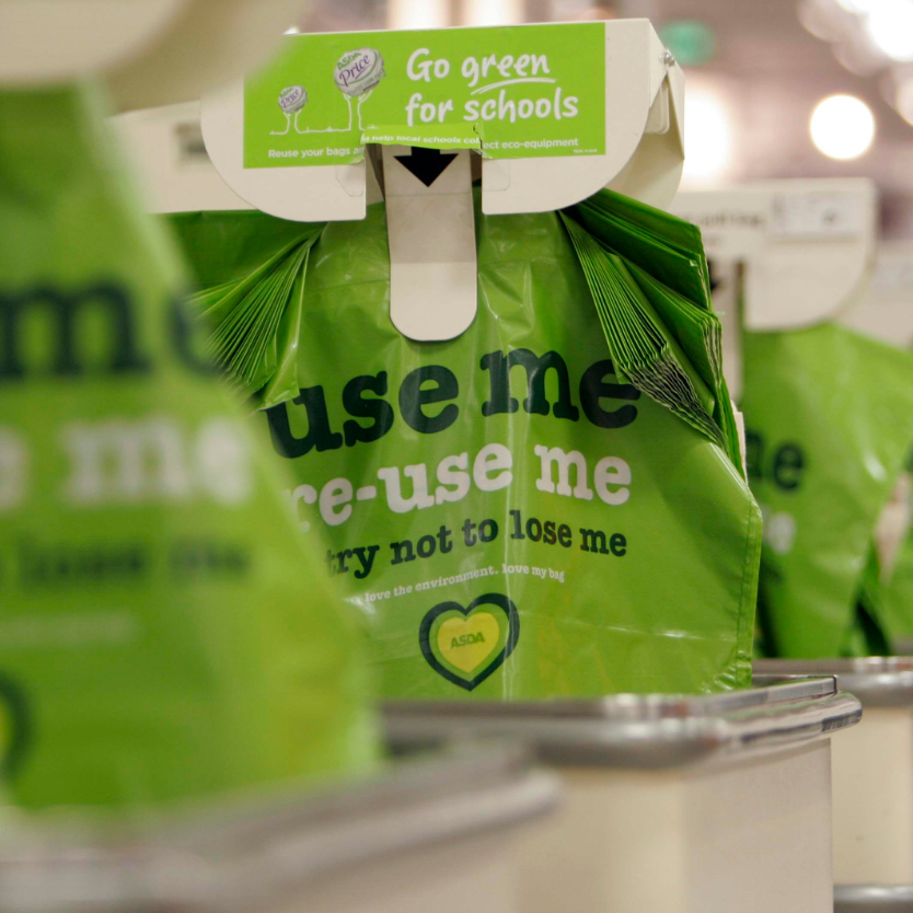Asda to give out £360,000 from plastic bag levy to small community